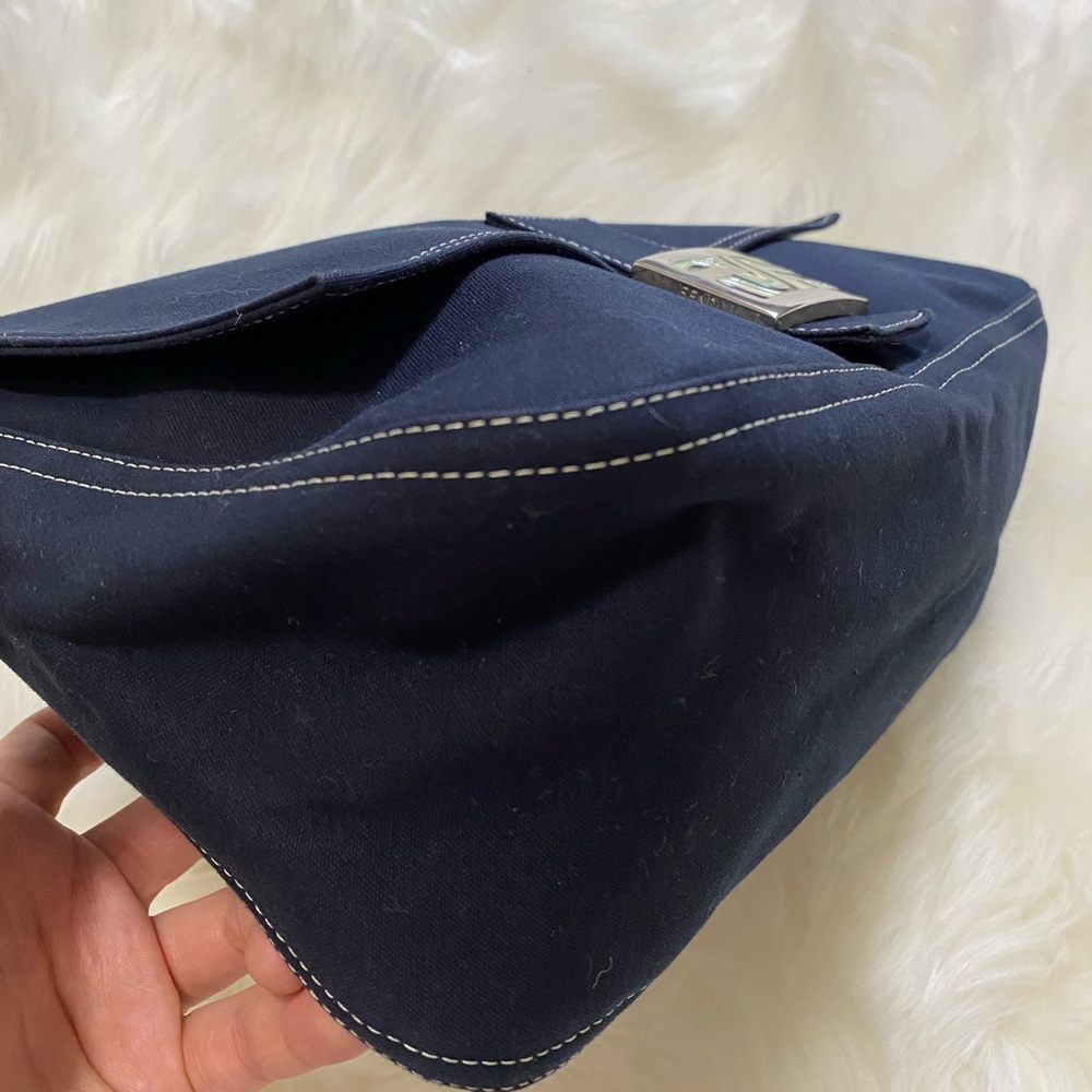 Authentic vintage Fendi navy mama baguette - Picture 2 of 11